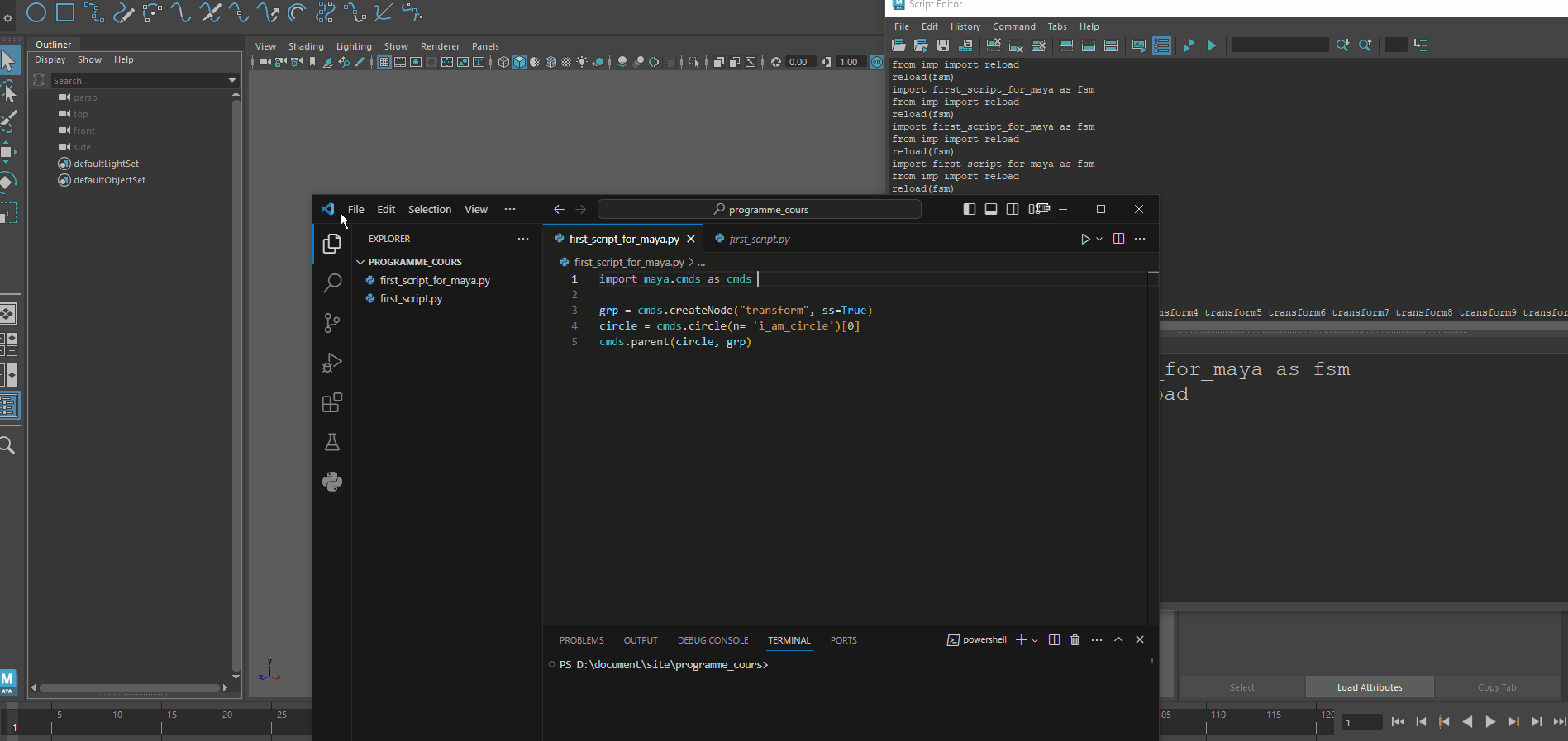 python in maya