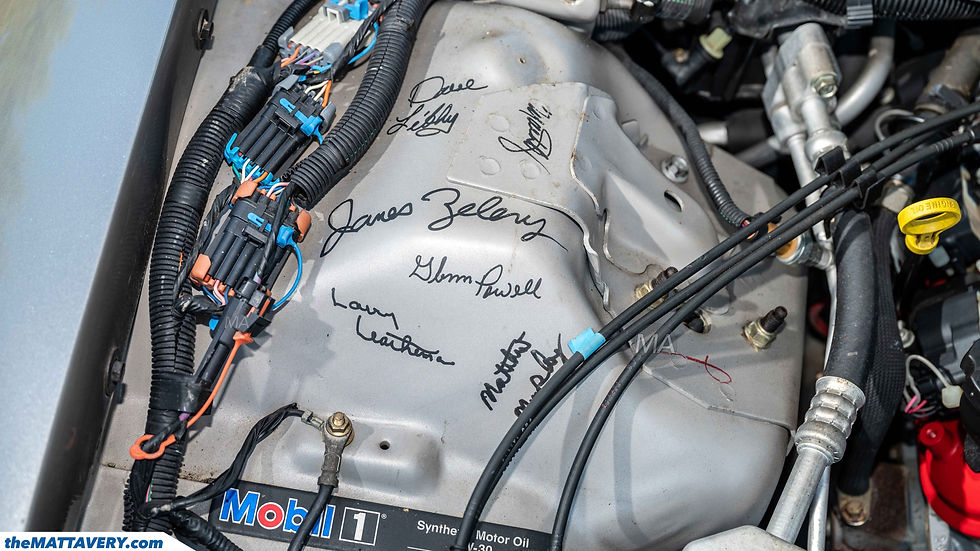 2002 Berger Supercar Camaro Dick Harrell Edition by GMMG Car signatures.
