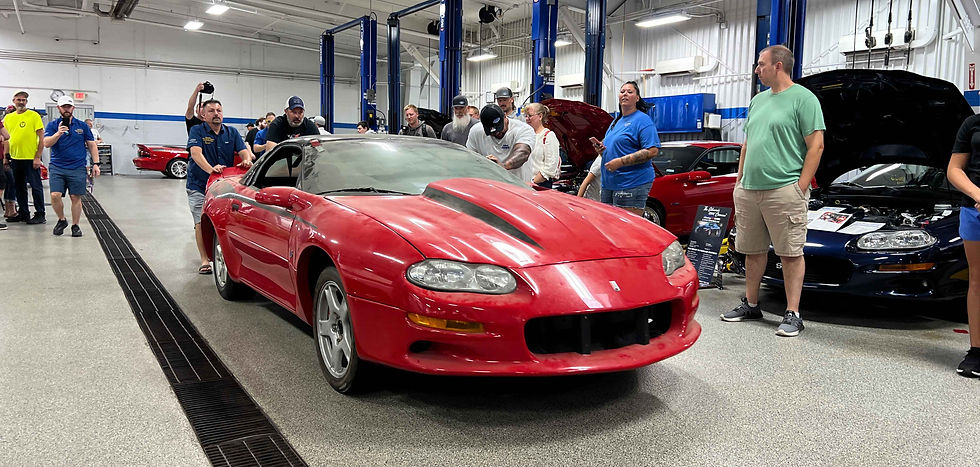 Car 11 making its entrance at the show. (Image: Berger Chevrolet)