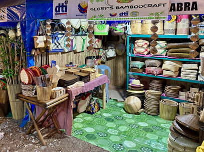 Bamboo craft store on the Kawayan Festival 2025