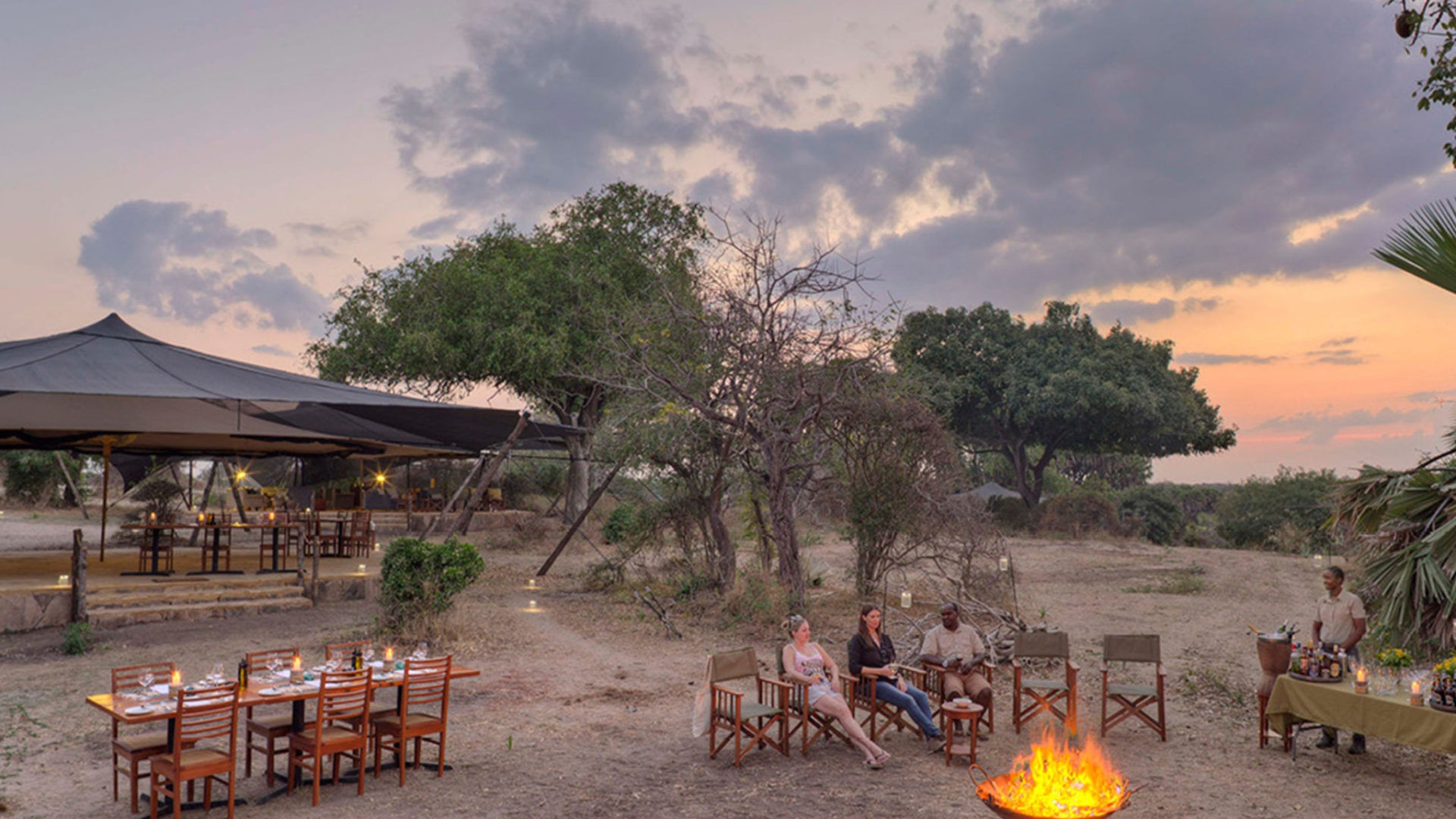 Roho Ya Selous Lodge - Dinner Under the Stars