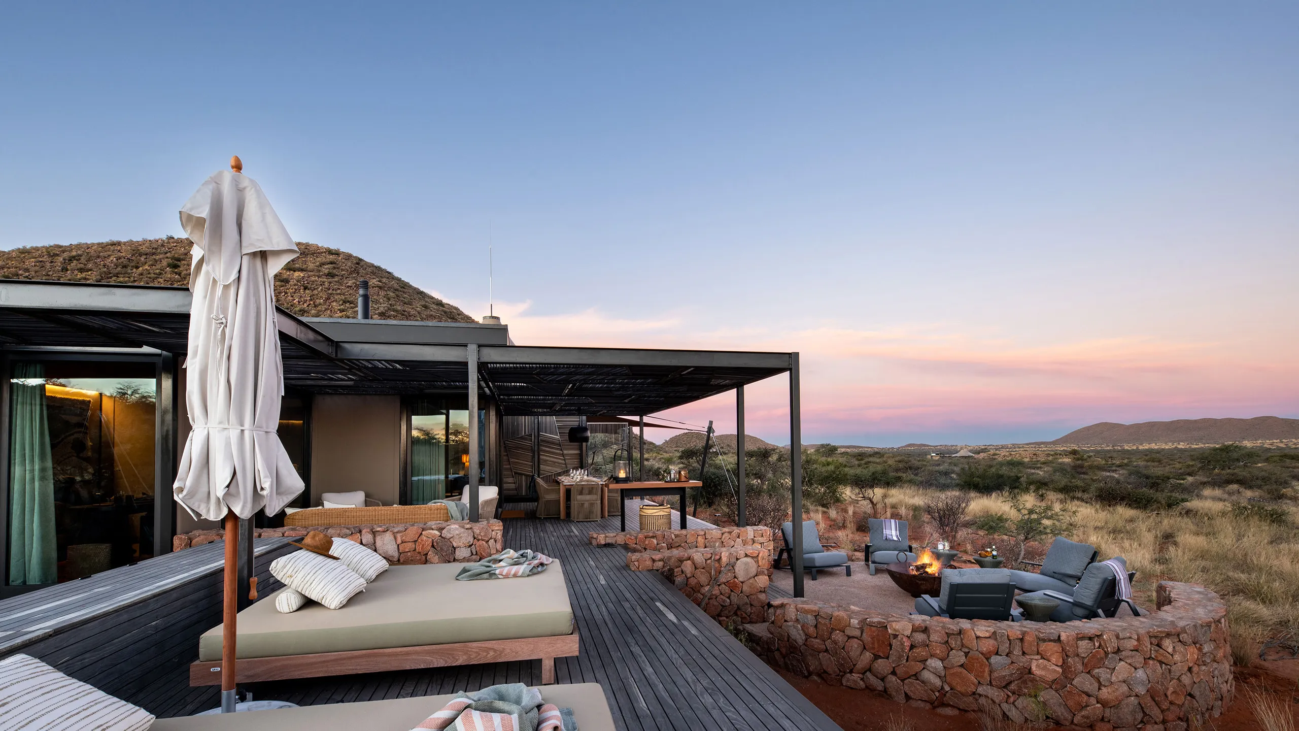 Loapi Tented Camp - Poolside View
