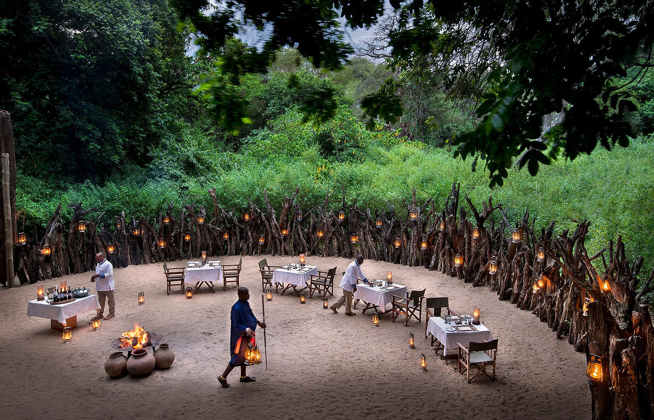 andBeyond Lake Manyara Tree Lodge - Bonfire