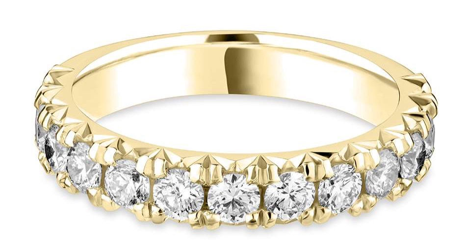Thumbnail: fishtail Wedding Band