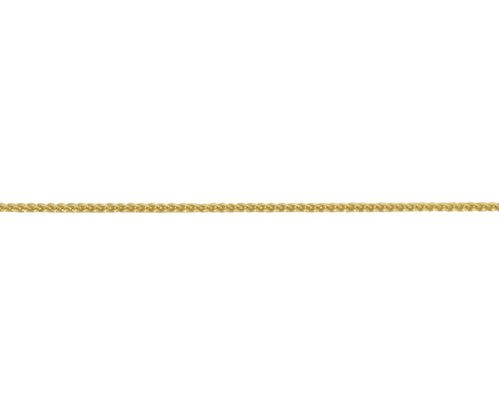 9ct yellow gold spiga chain