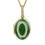 Thumbnail:  Oval set with enamel oval locket