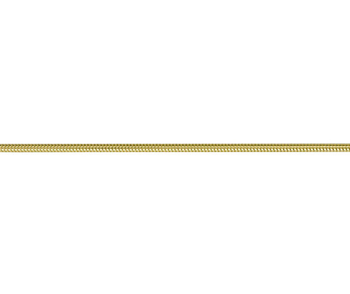 Thumbnail: 9ct yellow gold snake chain