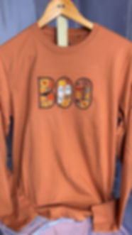 Boo (Comfort Color Yam Long Sleeve)