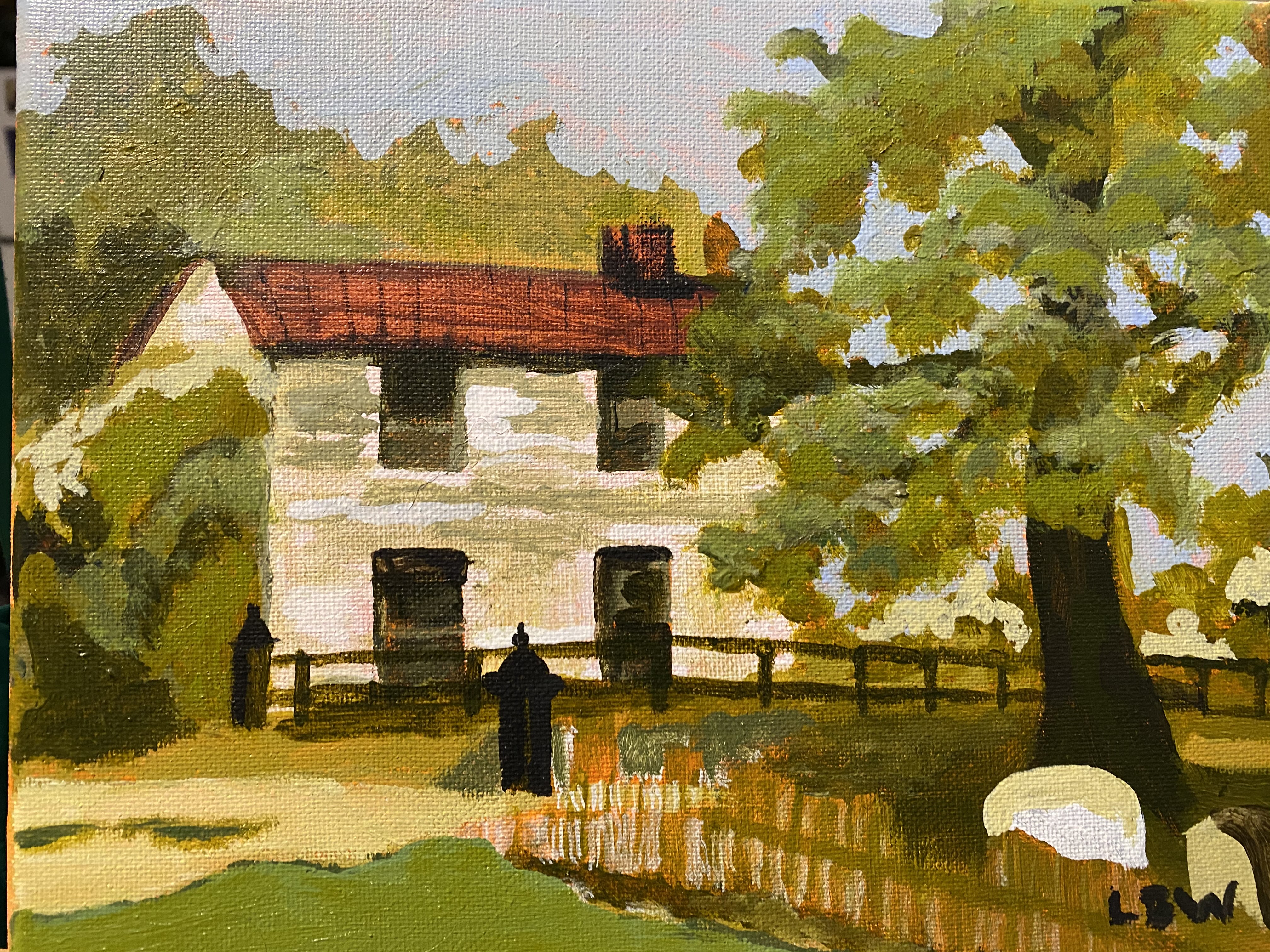 Wine Linda Ivy Hill Acrylic