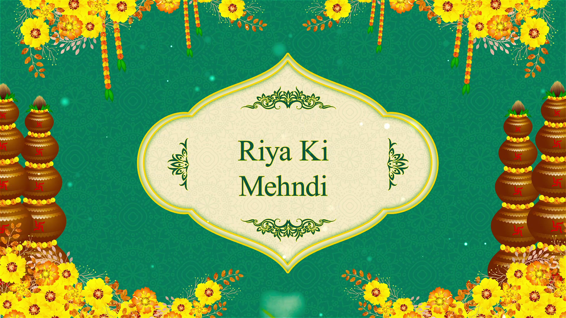 Nyoutaa Whimsical Wedding Animated Invitation Card (NY-4)