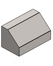  concrete curb mould top view and isometric view are in the image mould model. Pattern code : C07 WIDE CURB MOULD