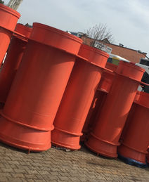 Heavy duty metal concrete pipe molds
