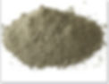 The production of concrete blocks includes a mixture of powdered Portland cement, water, sand and gravel.