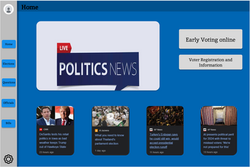 Home page tablet