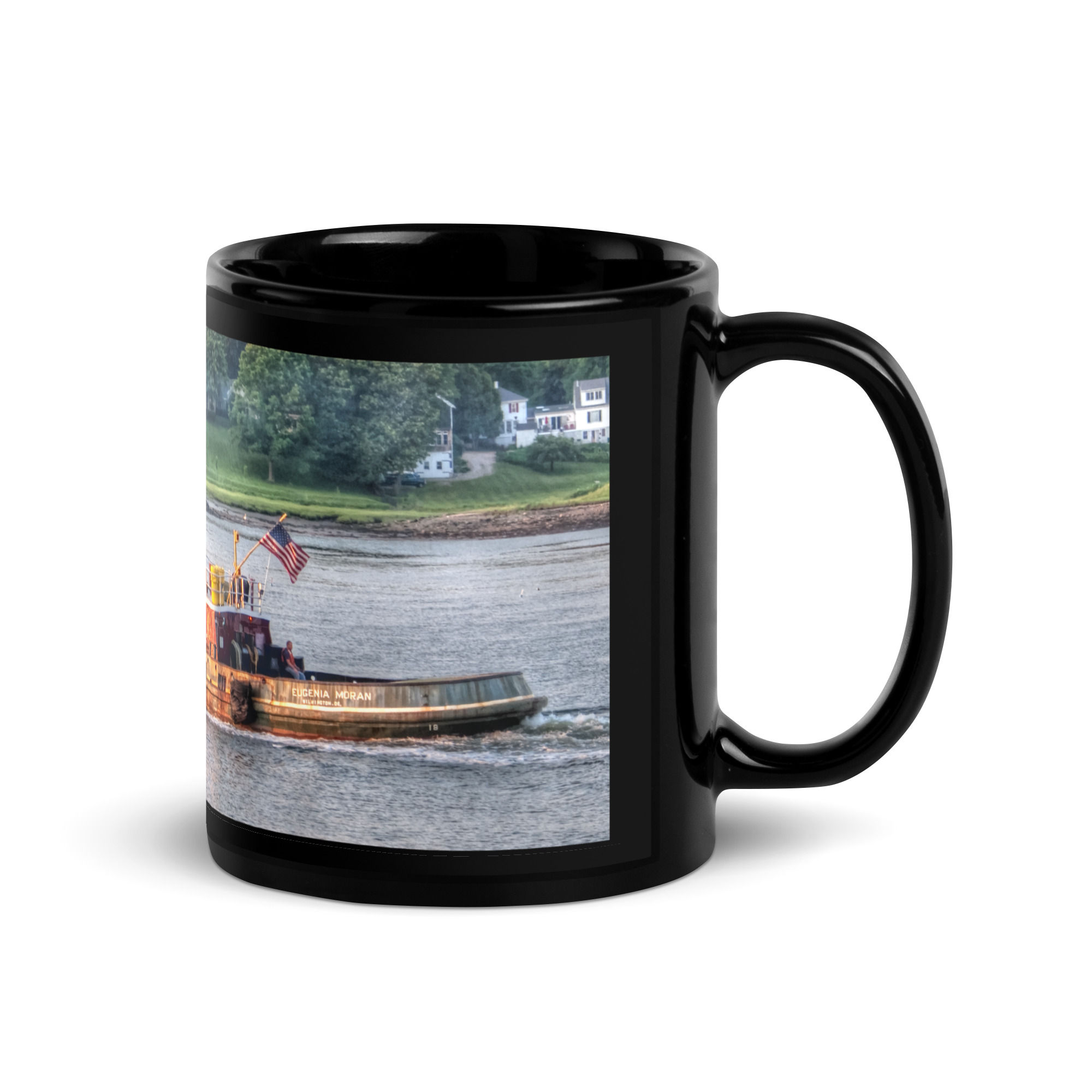 Black Glossy Mug