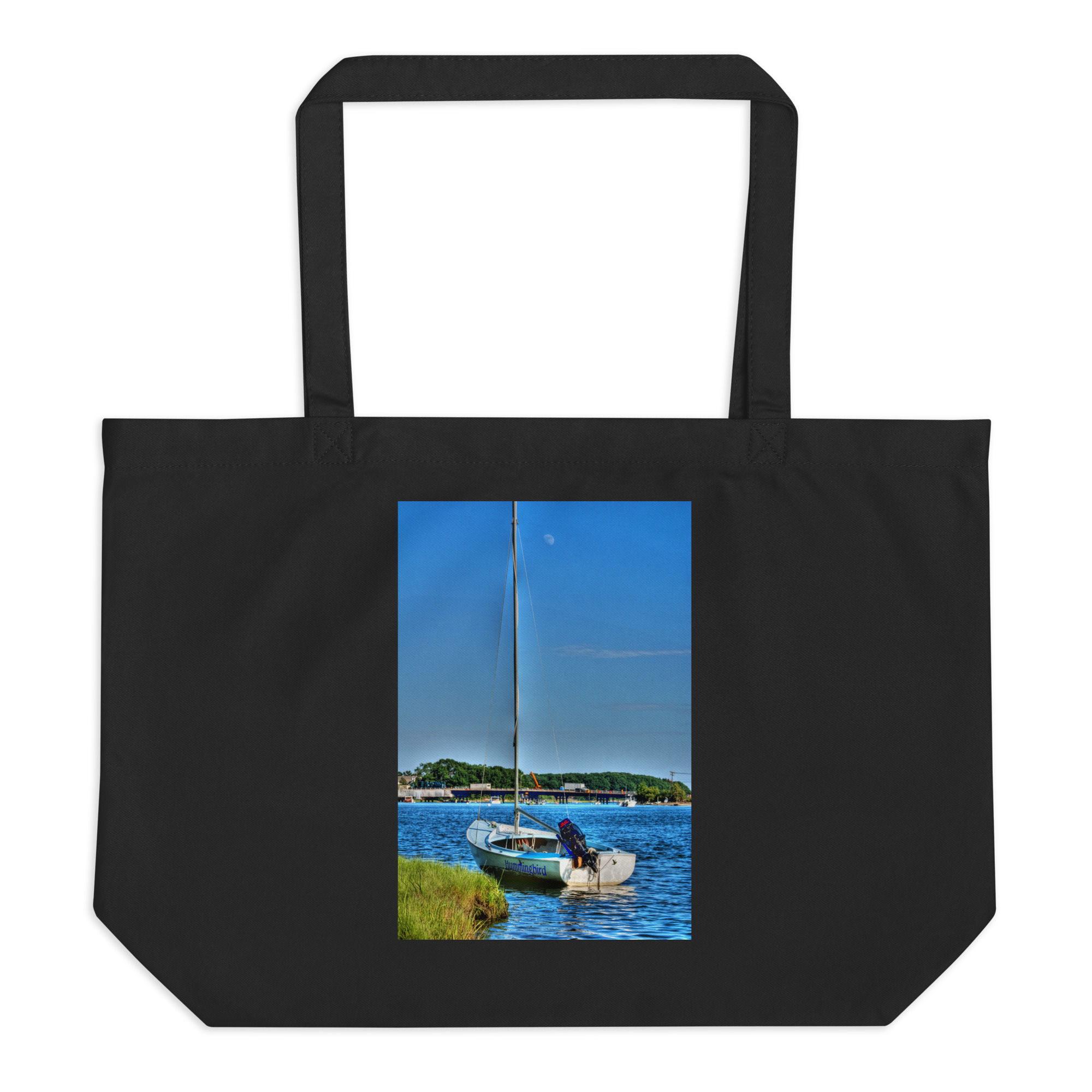 Large organic tote bag