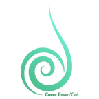 logo de coeur essenciel en transparence