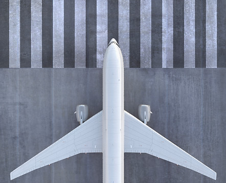 Plane on Runway