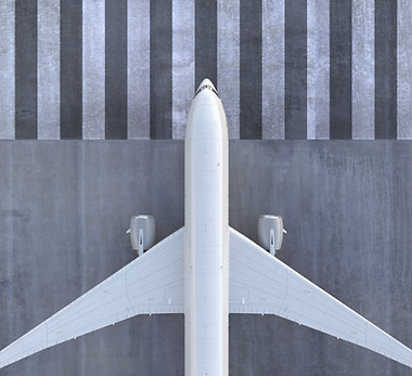 Avión en la pista