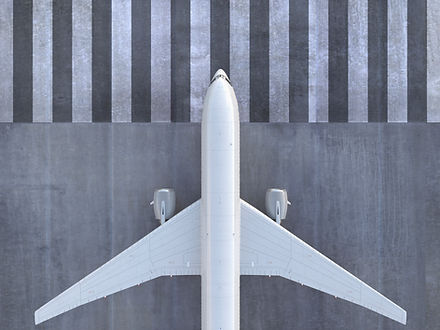 Plane on Runway