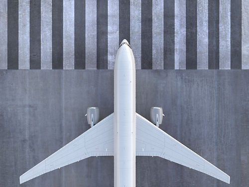 Plane on Runway