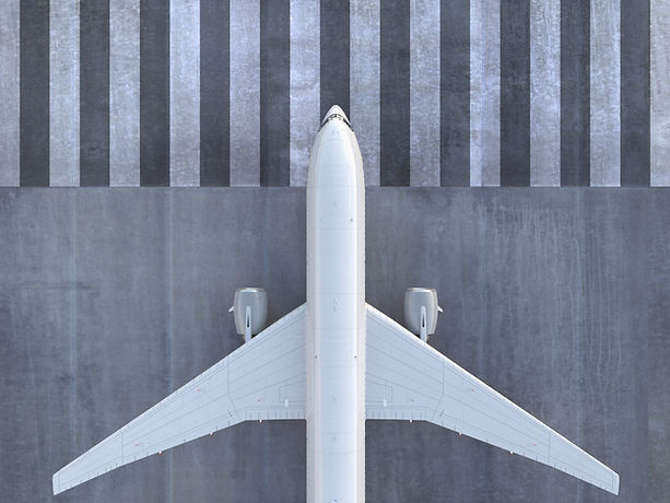 Plane on Runway