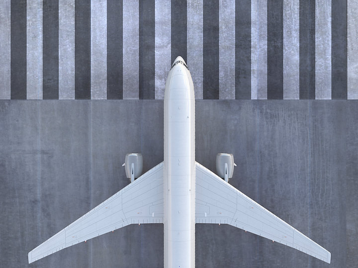 Plane on Runway