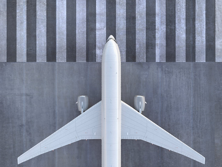 Plane on Runway