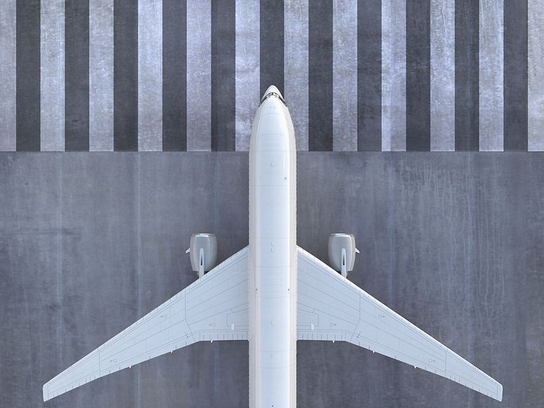 Plane on Runway