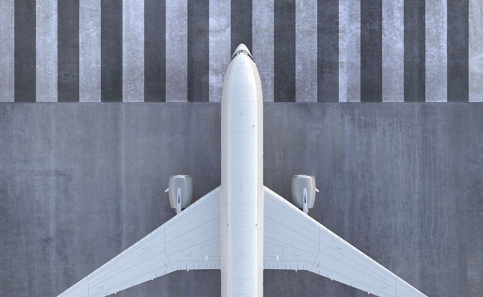 Plane on Runway