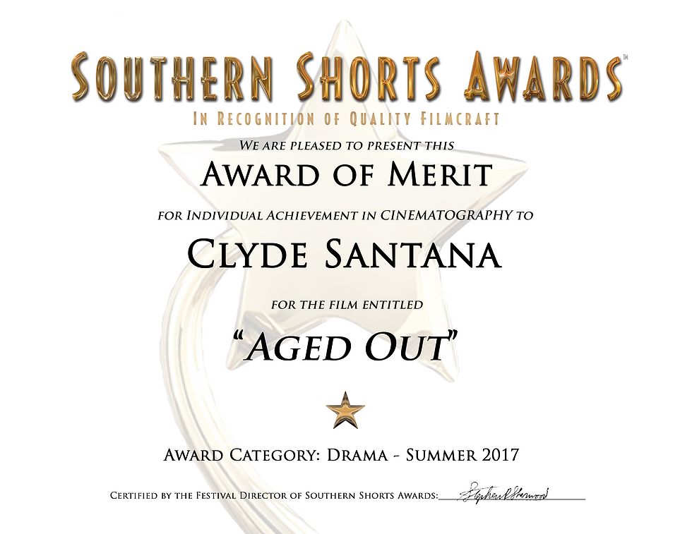 Award of Merit to Clyde for DP