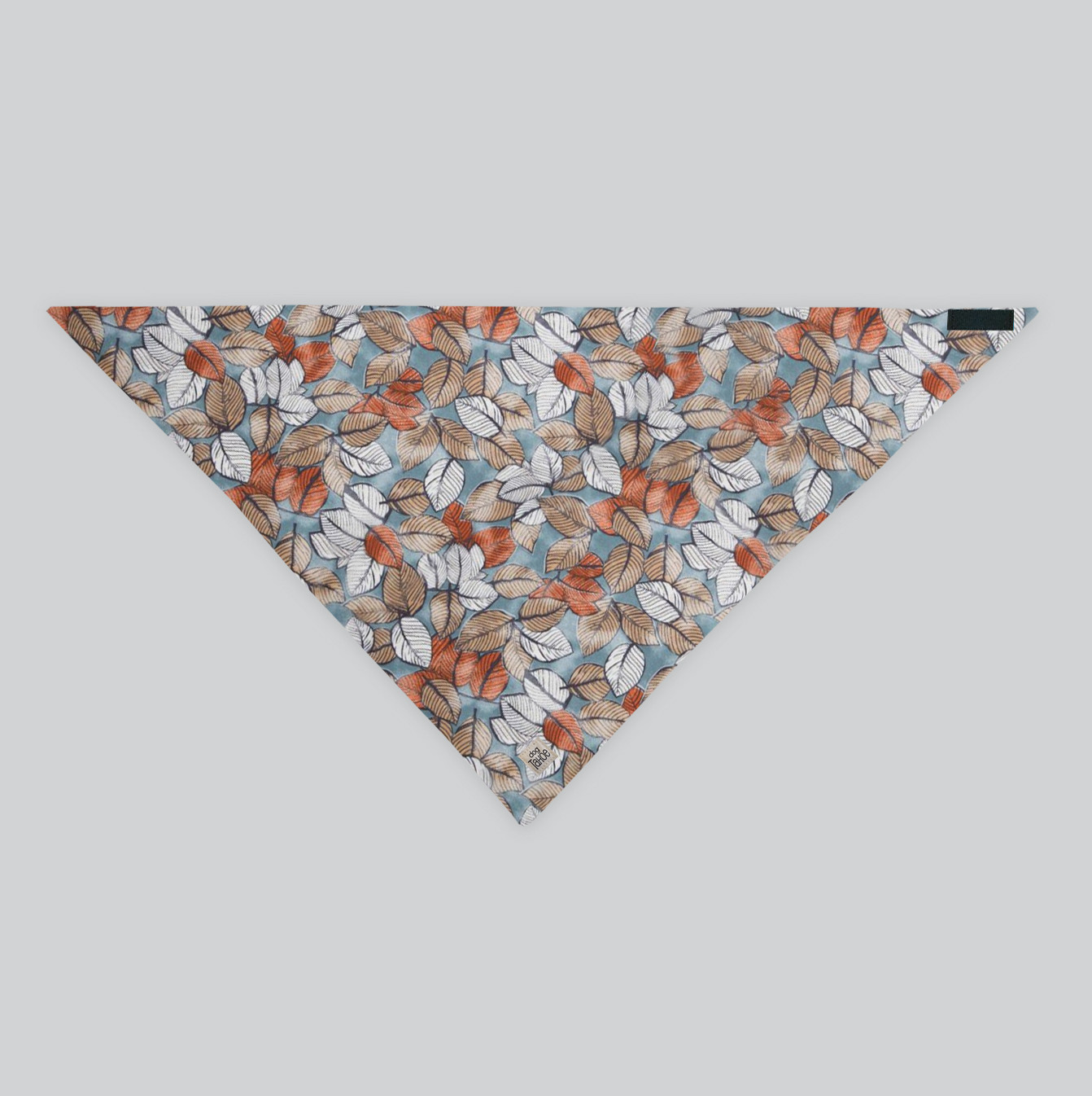 Fall Leaves Bandana in brushed cotton flannel