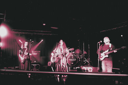 Photo of Erin Hephzibah performing with Rosalyn Tudhope and Craig Goodwin