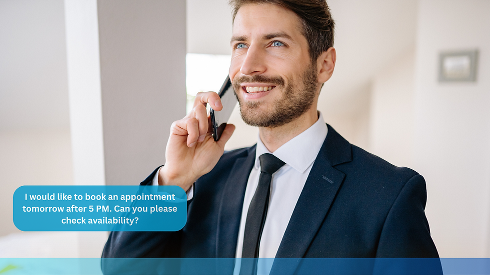Televanta AI Agent appointment booking