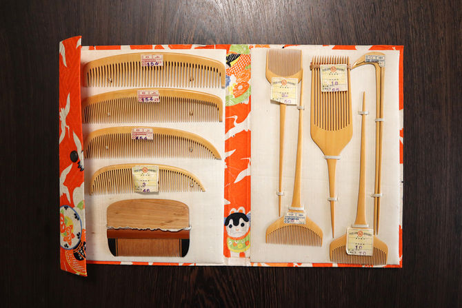 櫛セットと櫛クリーナー