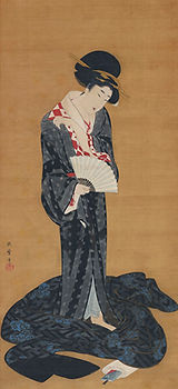 歌麿 更衣美人図 .jpg