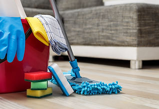 Cleaning Supplies Display
