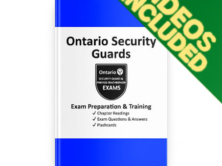 Ontario Security Guard Test Study Guide: Pass It