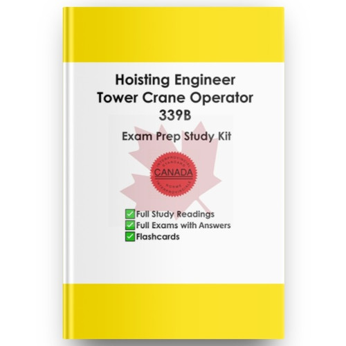 Hoisting Engineer Tower Crane Exam Questions 339B Red Seal CourseTree Learning