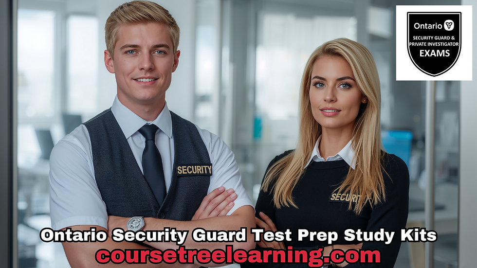 Sample Questions for Ontario Security Guard Test