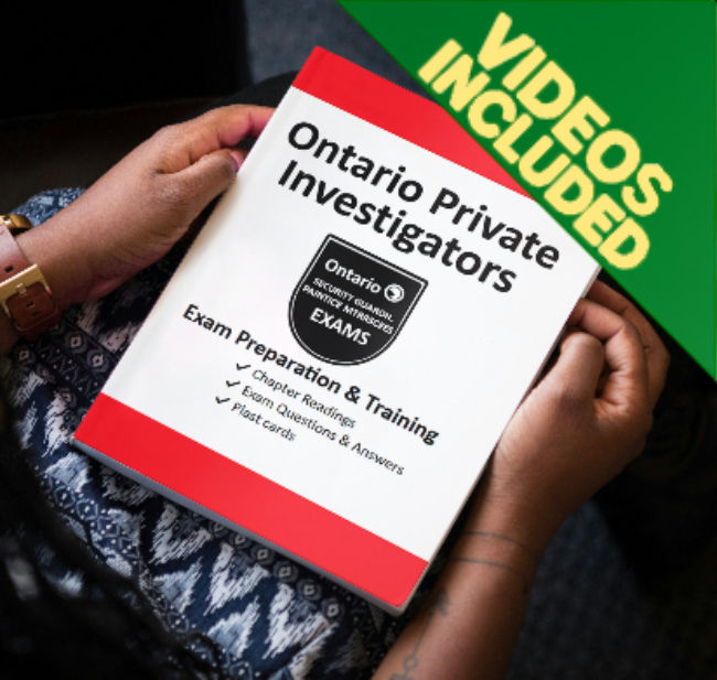 Buy Ontario Private Investigator Test Study Guide in Ontario