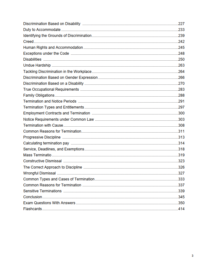 Thumbnail: Buy CHRP Employment Law Exam Study Guide in Canada