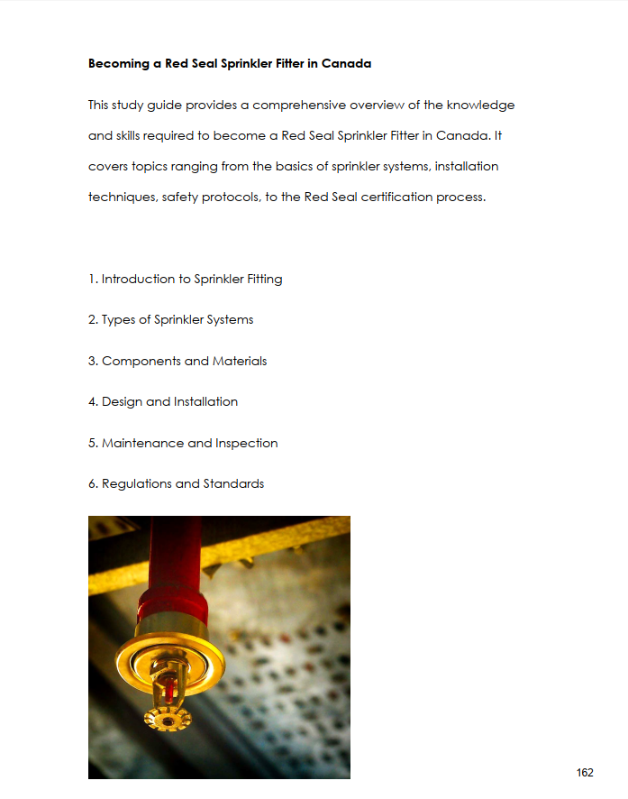 Thumbnail: Buy Sprinkler Fitter Exam Study Guide in Canada