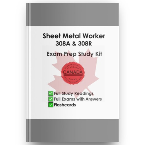 Sheet Metal Worker 308a 308r Red Seal Exam Prep Study Kit Red Seal Sheet Metal Worker 308a 308r Red Seal Exam Prep Study Kit Red Seal