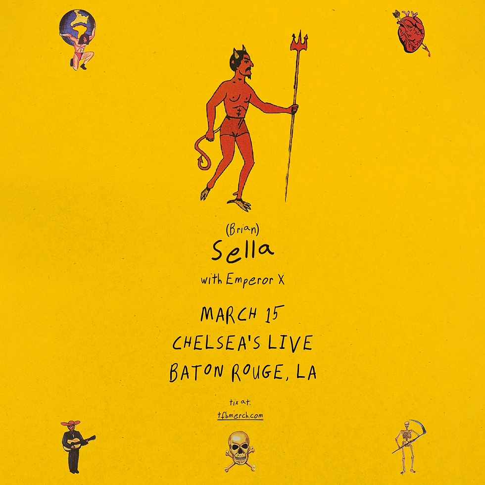 Sella ( Brian Sella of TFB ) with Emperor X at Chelsea’s Live