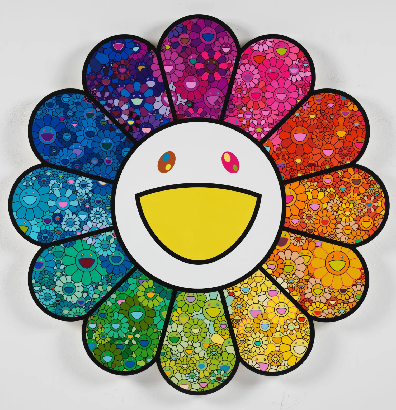 Flower Parent and Child 2018, Gold leaf on carbon fiber, 2485 x 1523 x 1153 mm