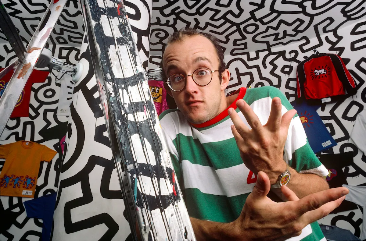 Best Buddies (1990) by Keith Haring