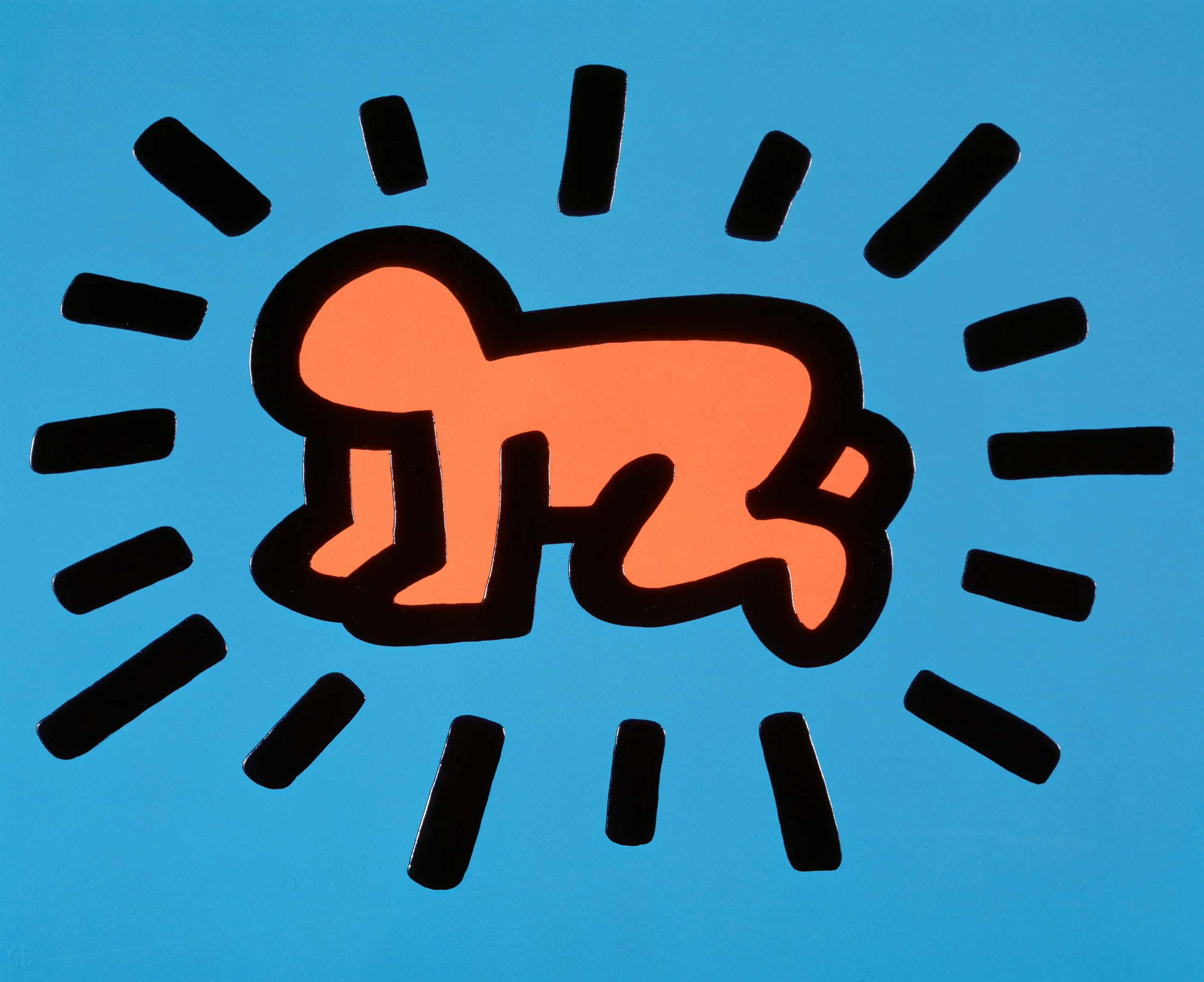 Best Buddies (1990) by Keith Haring