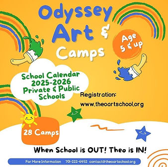2025-2026 Odyssey Art Camps