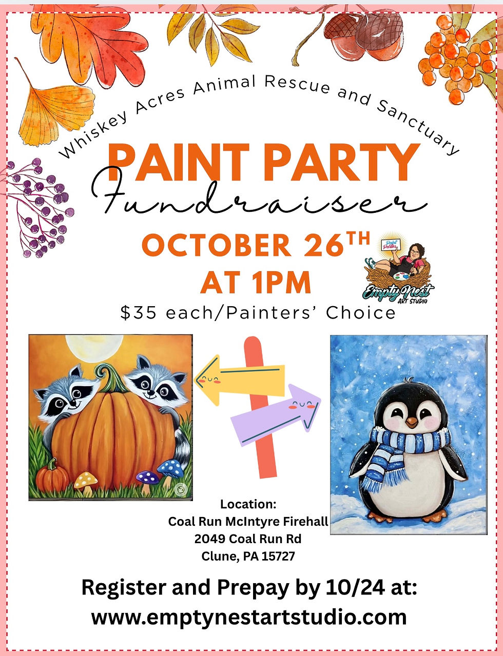 Whiskey Acres Paint Party